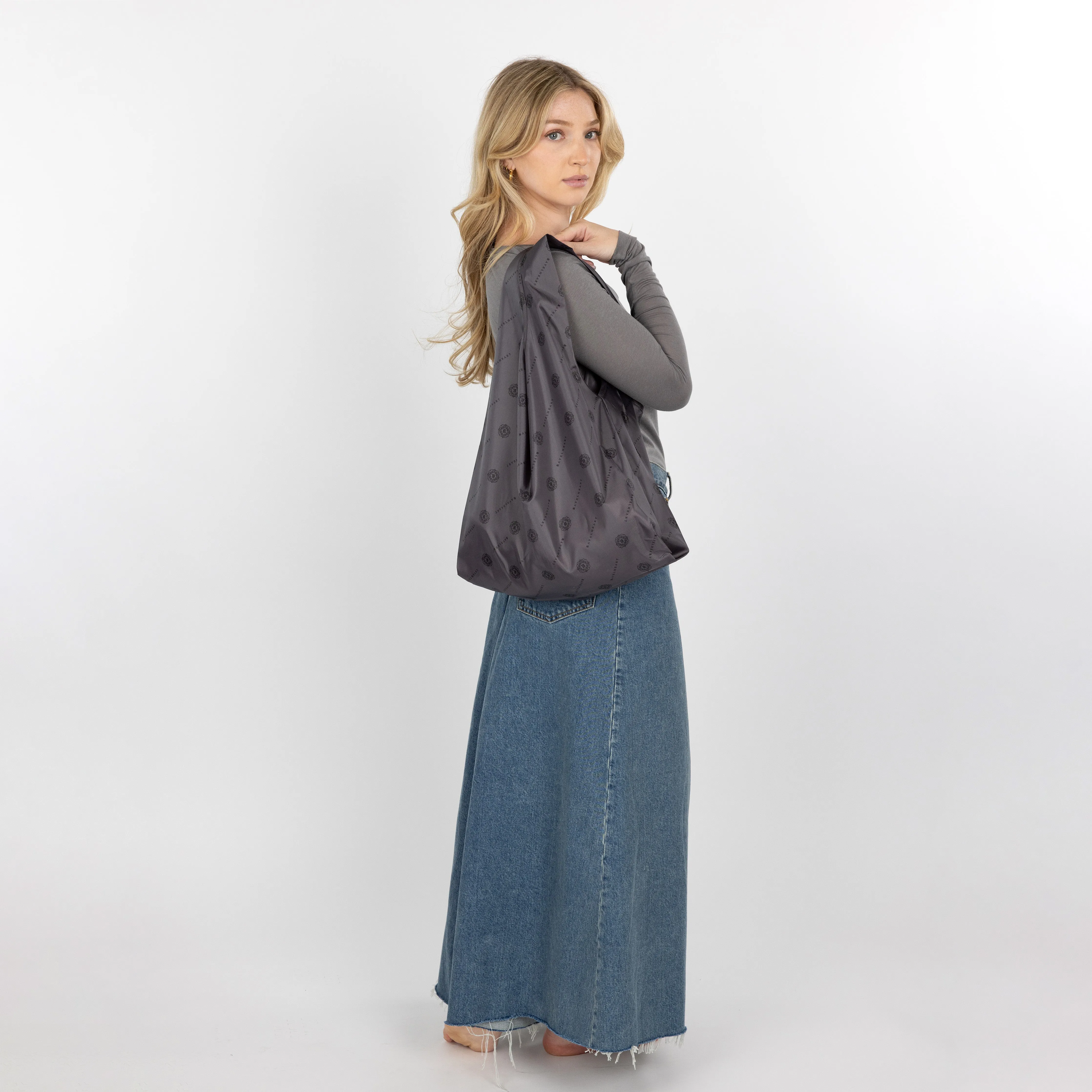 Ravelheart Logo Reusable Shopping Bag - Charcoal Grey