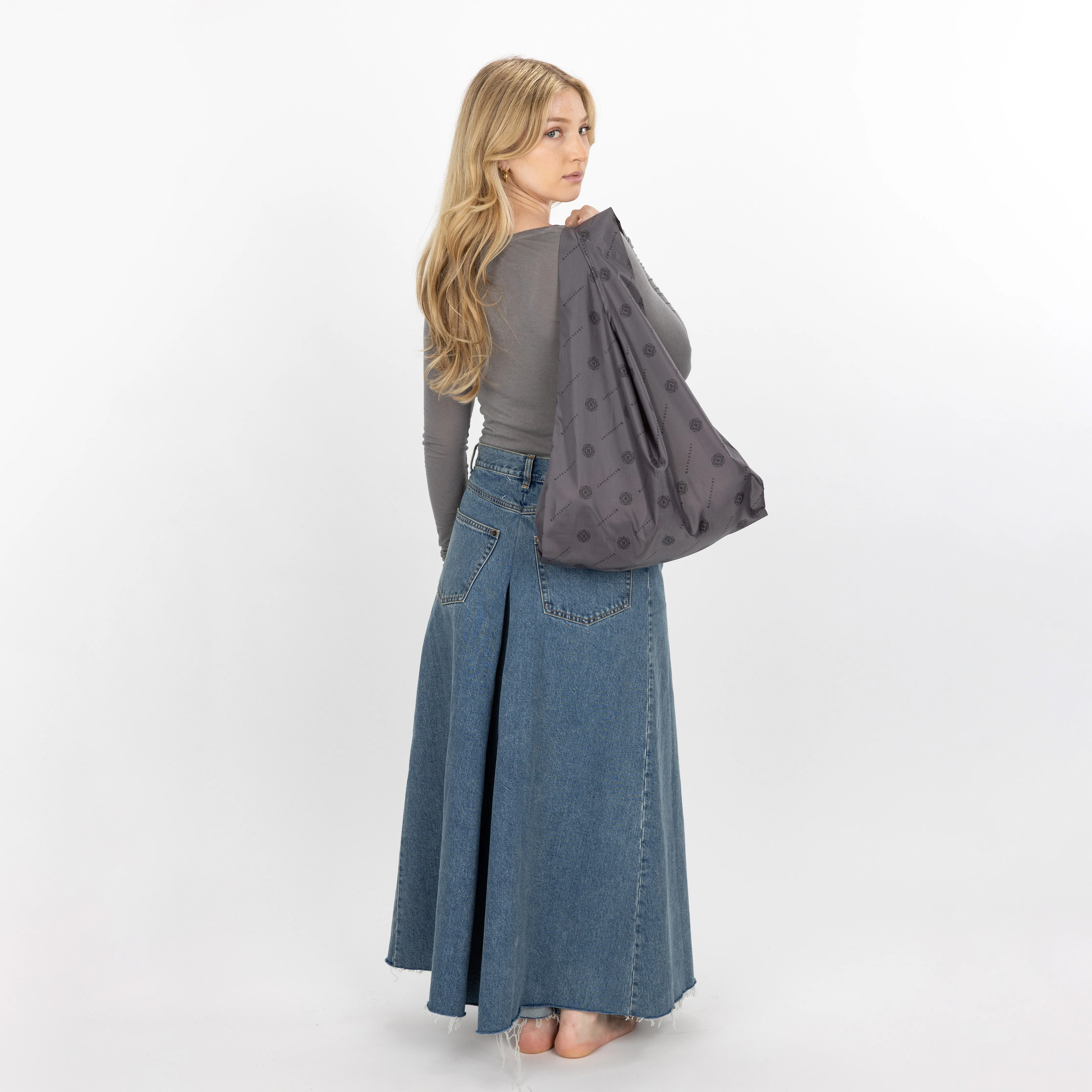 Ravelheart Logo Reusable Shopping Bag - Charcoal Grey