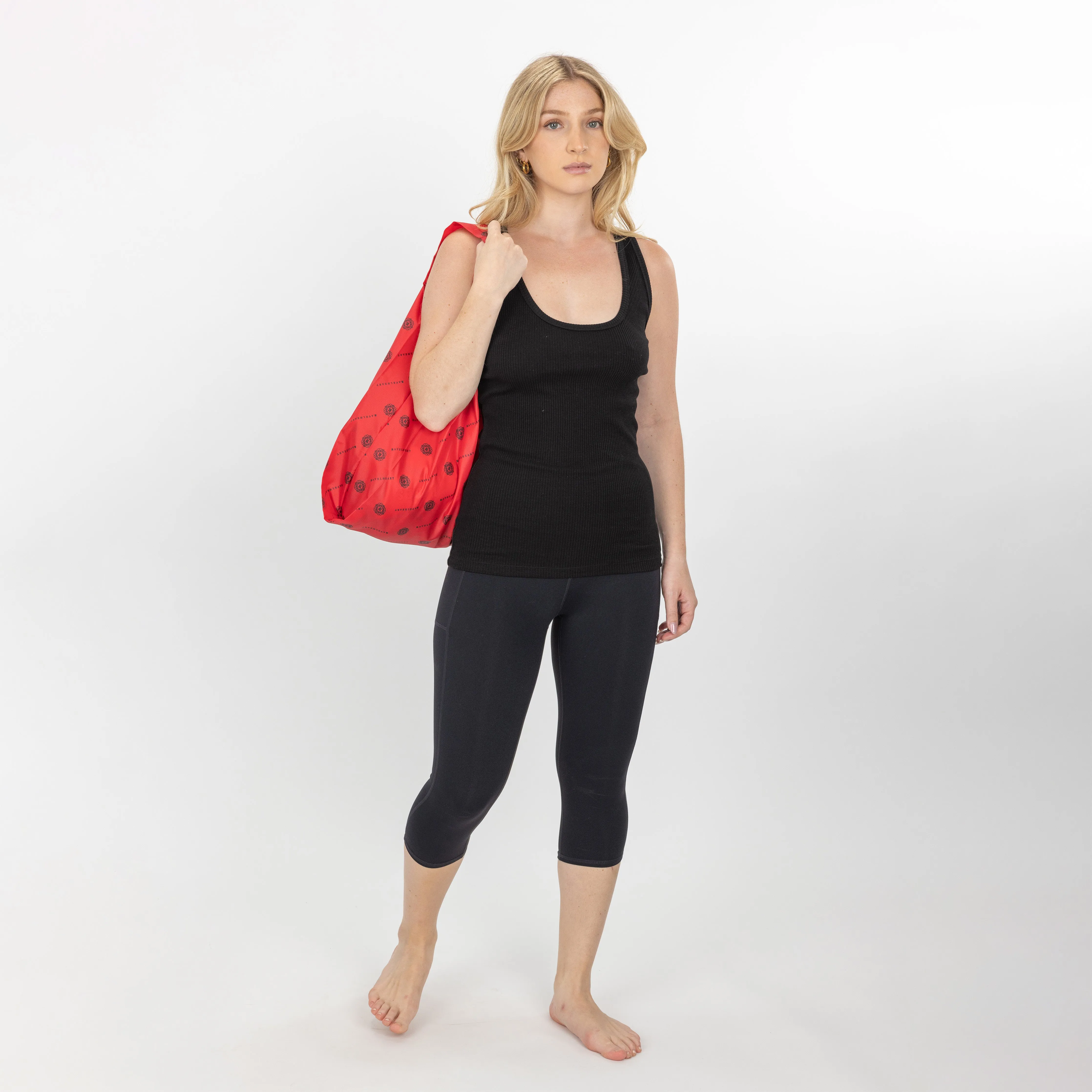 Ravelheart Logo Reusable Shopping Bag - Red