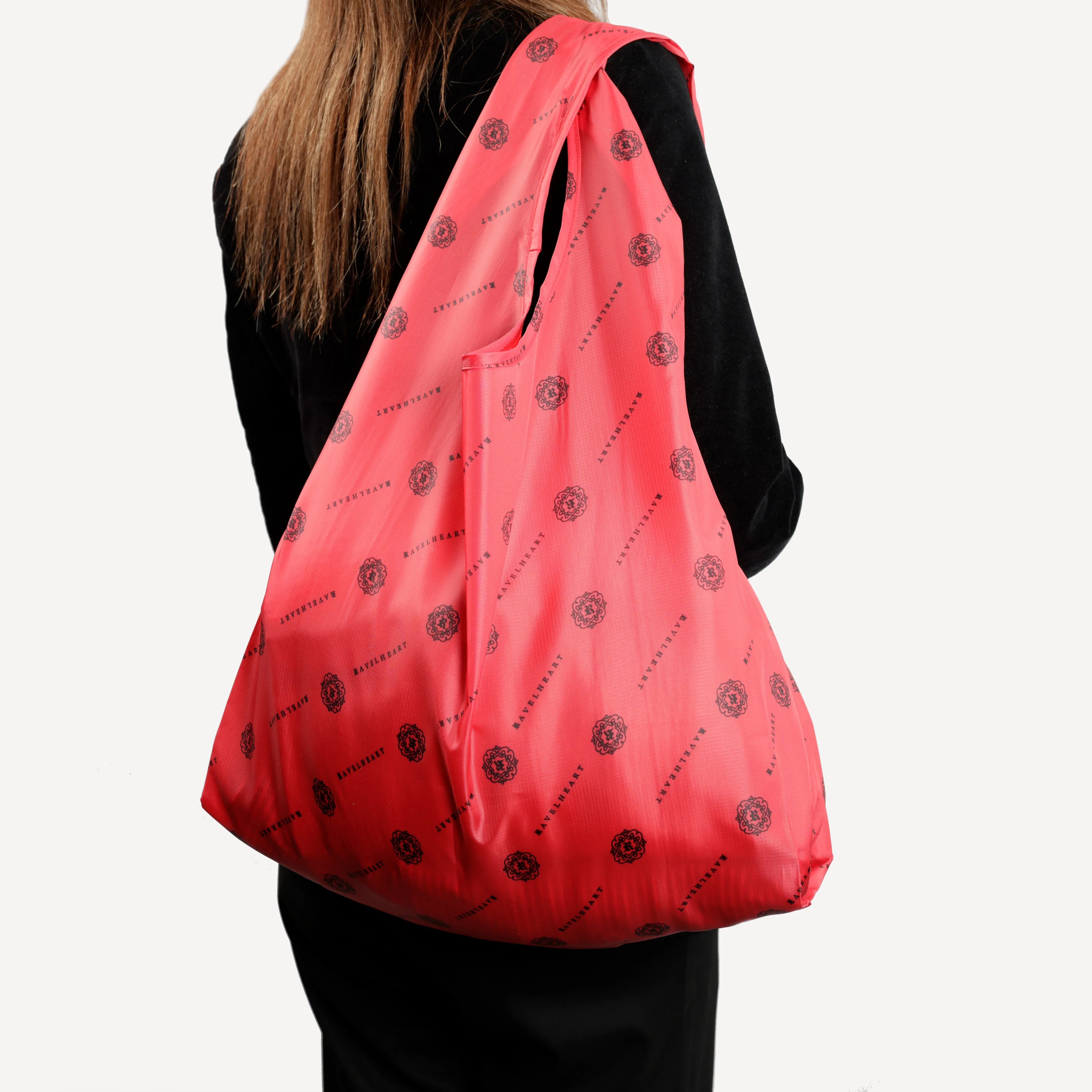 Ravelheart Logo Reusable Shopping Bag - Red