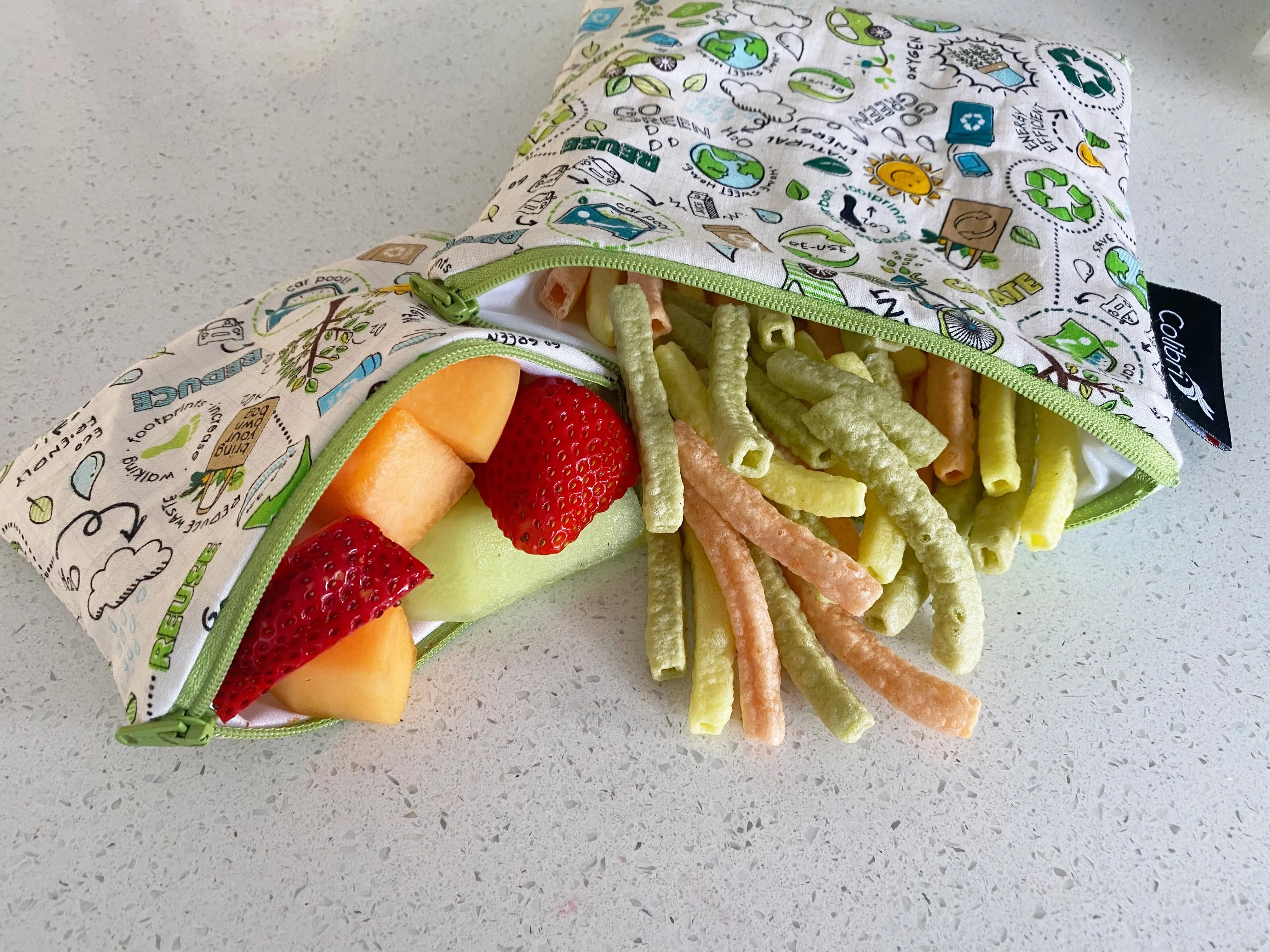 Recycle Reusable Snack Bag - Large