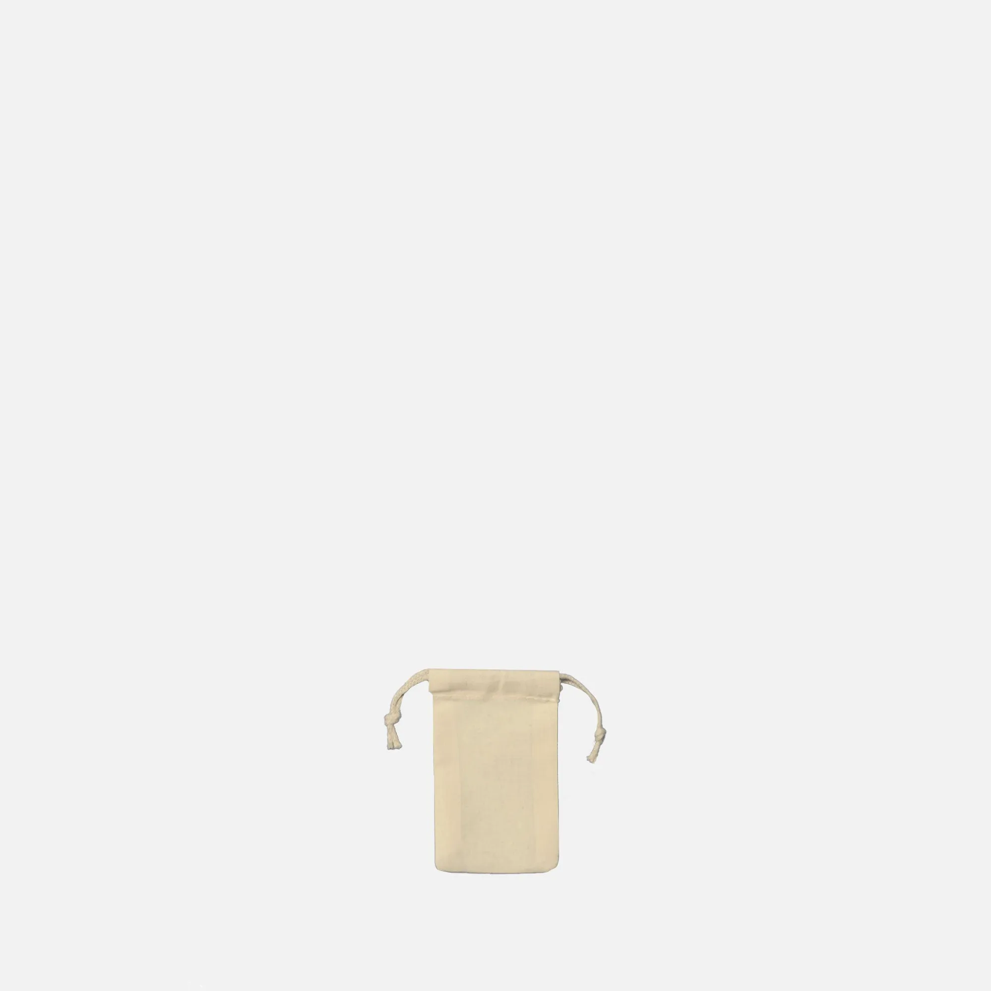 Recycled Cotton Double Drawstring Small 3x5 inches