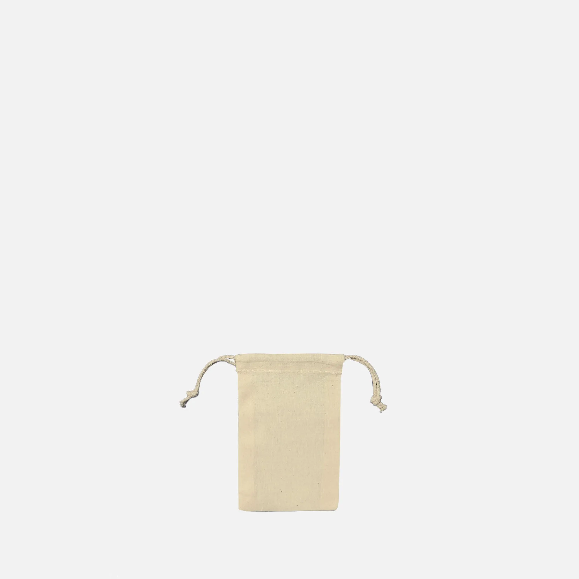 Recycled Cotton Double Drawstring Small 4x6 inches