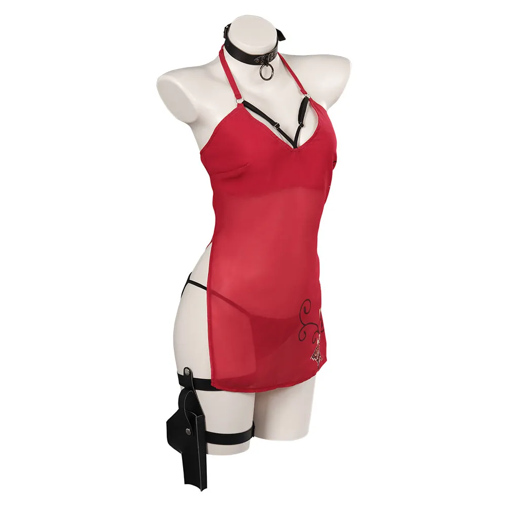 Resident Evil 4 Ada Wong Lingerie For Women Cosplay Costume Outfits Halloween Carnival Suit