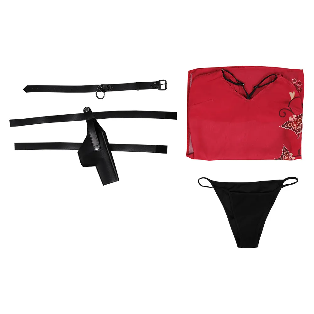 Resident Evil 4 Ada Wong Lingerie For Women Cosplay Costume Outfits Halloween Carnival Suit