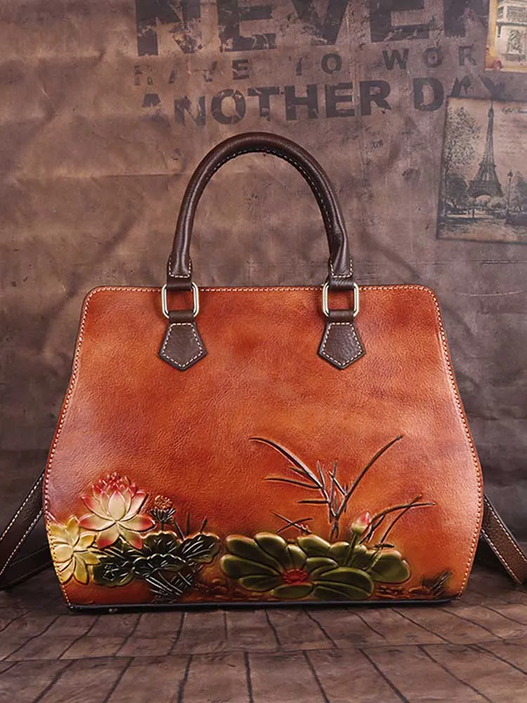Retro Lotus Casual Bags