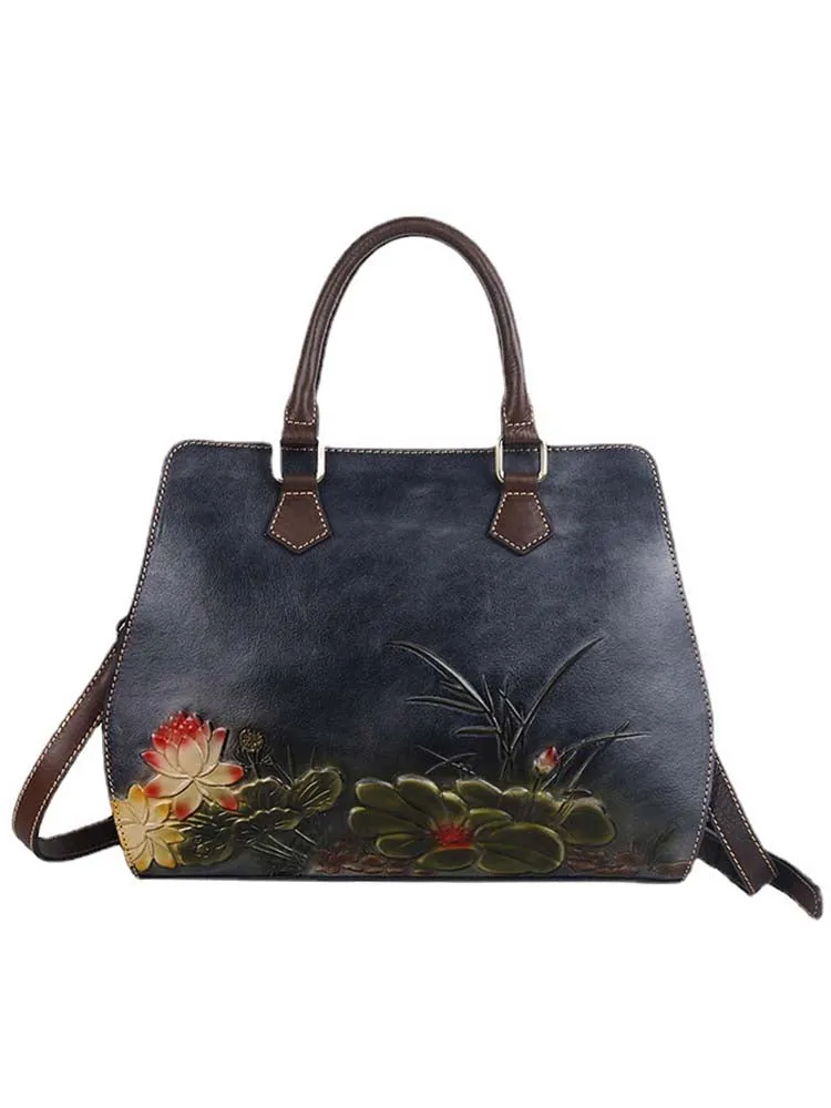 Retro Lotus Casual Bags