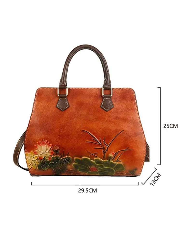 Retro Lotus Casual Bags