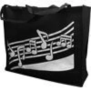 Reusable Music Note Tote Bag
