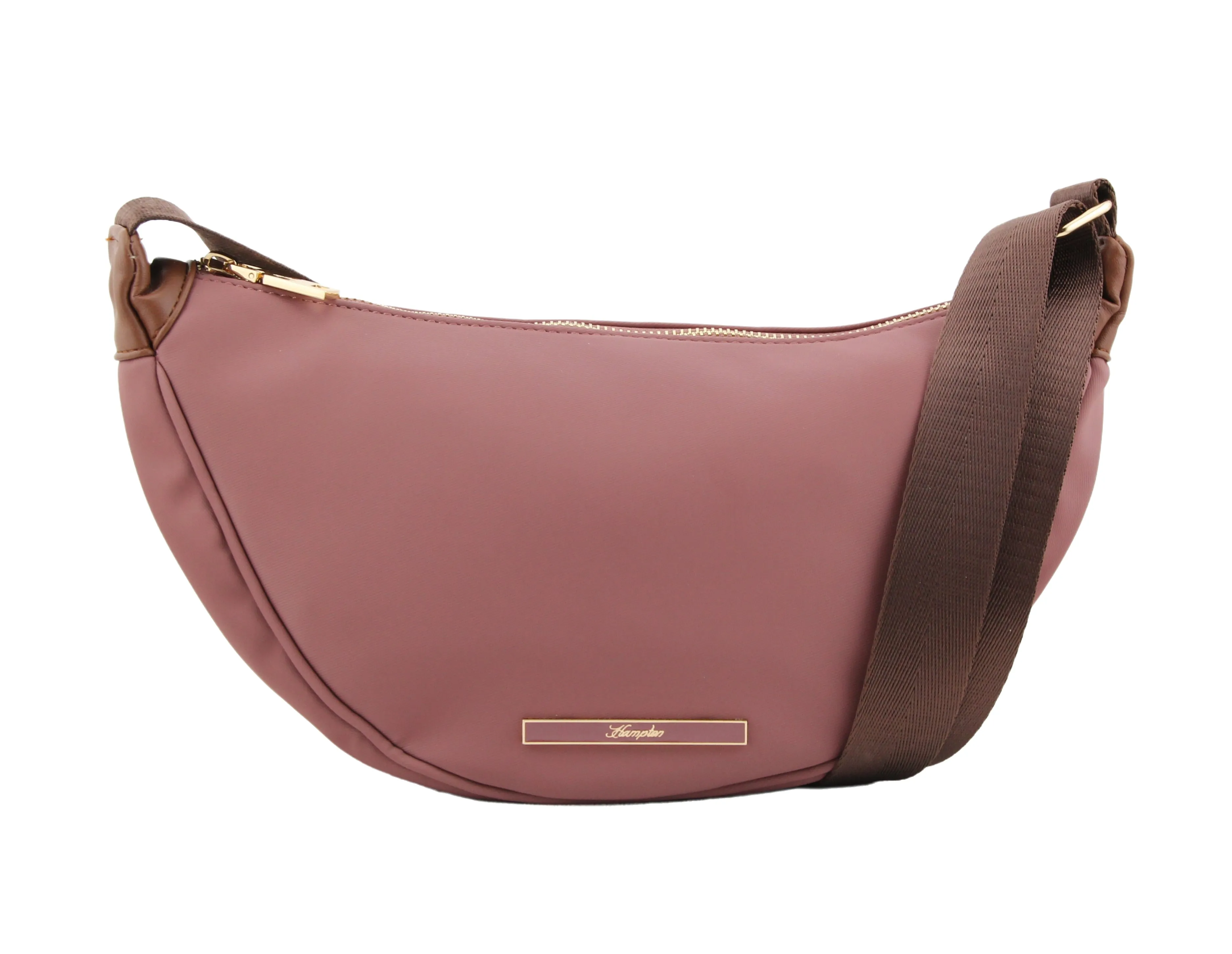 Rome Moon Shoulder Bag | Dust Pink