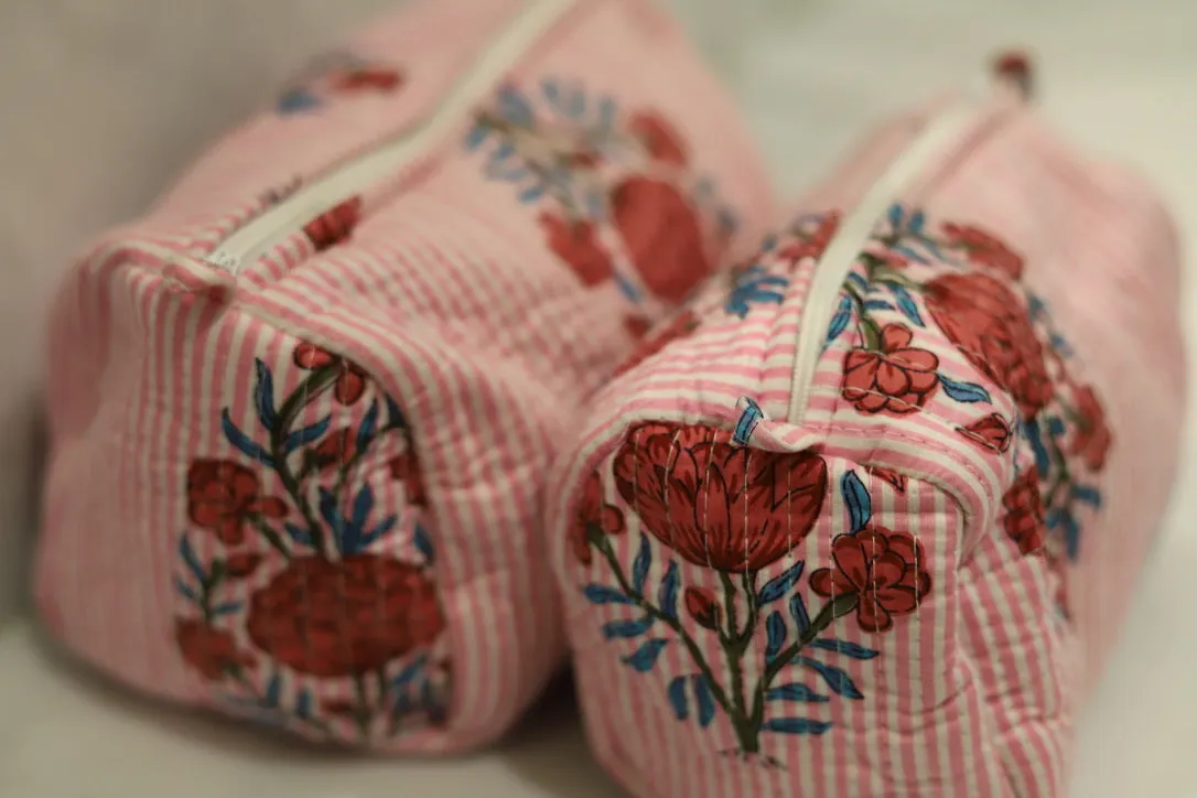 Rosie Ribbons Toiletry Bags