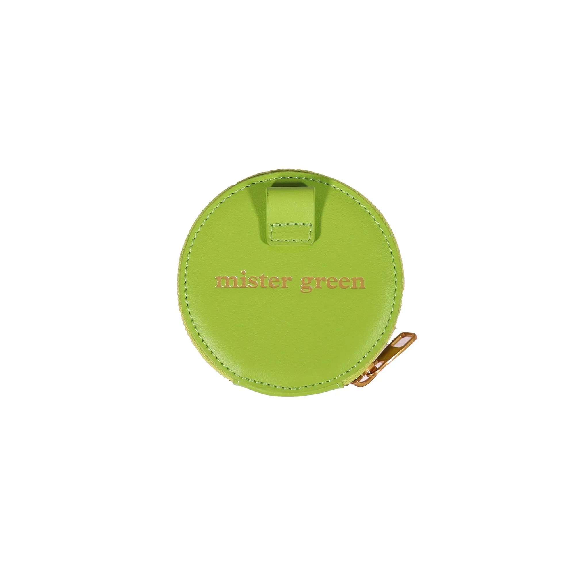Round Satchel Wallet - Green
