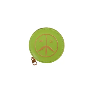 Round Satchel Wallet - Green