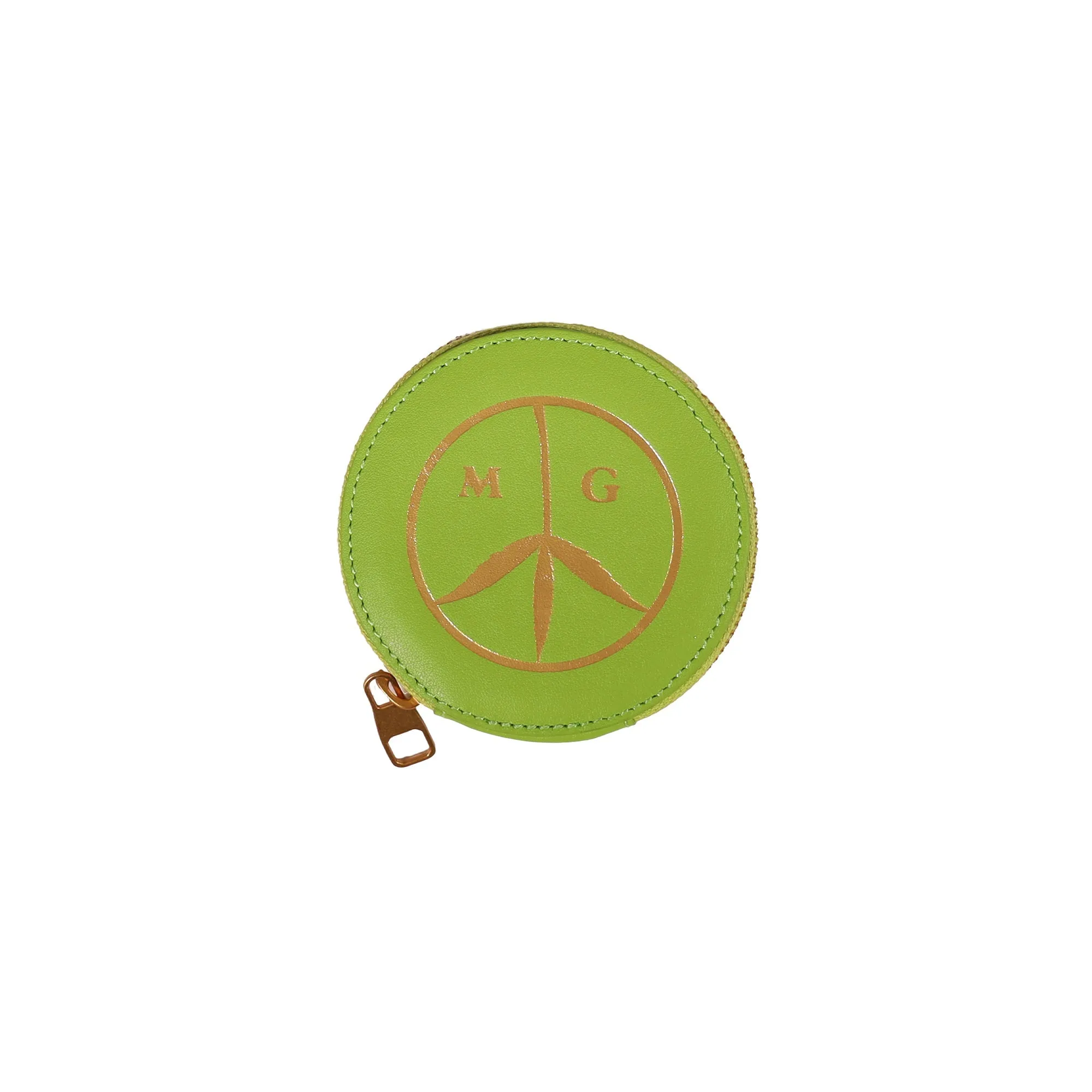 Round Satchel Wallet - Green