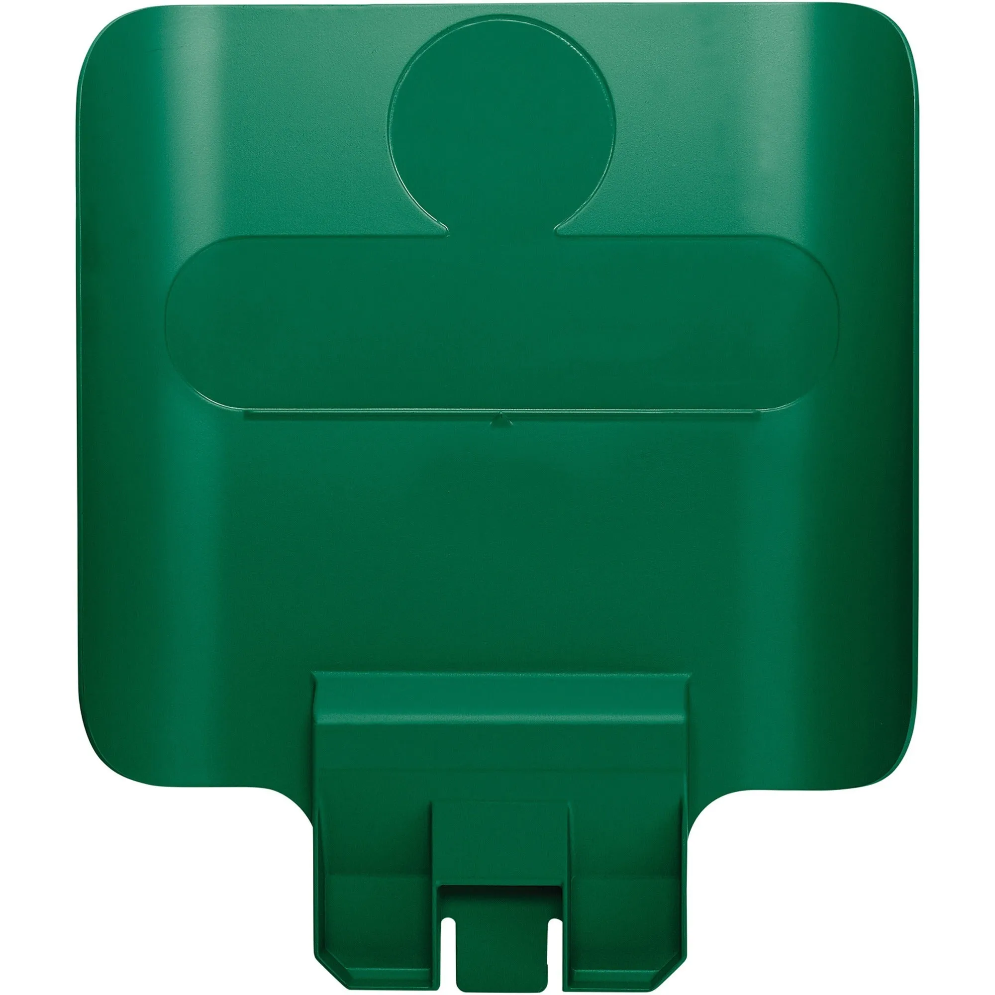 Rubbermaid Commercial Slim Jim Green Recycle Billboard