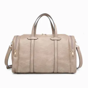 Ruth Duffle/Weekender w/ Trolley Sleeve: Dove