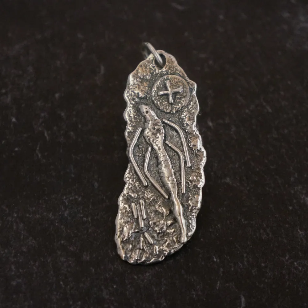 Sacred Buffalo / Dragonfly Pendant