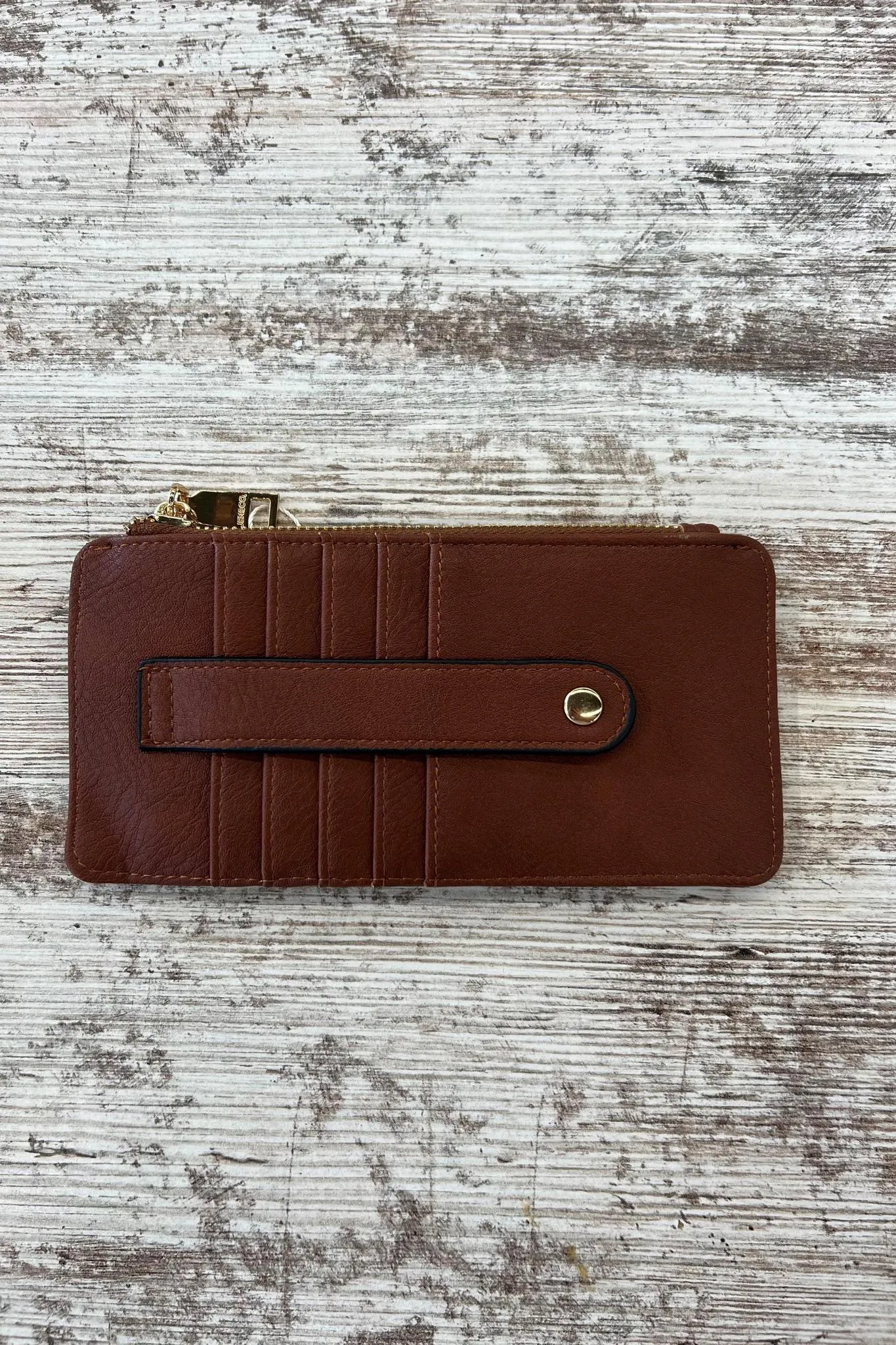 Saige Slim Wallet - Brown