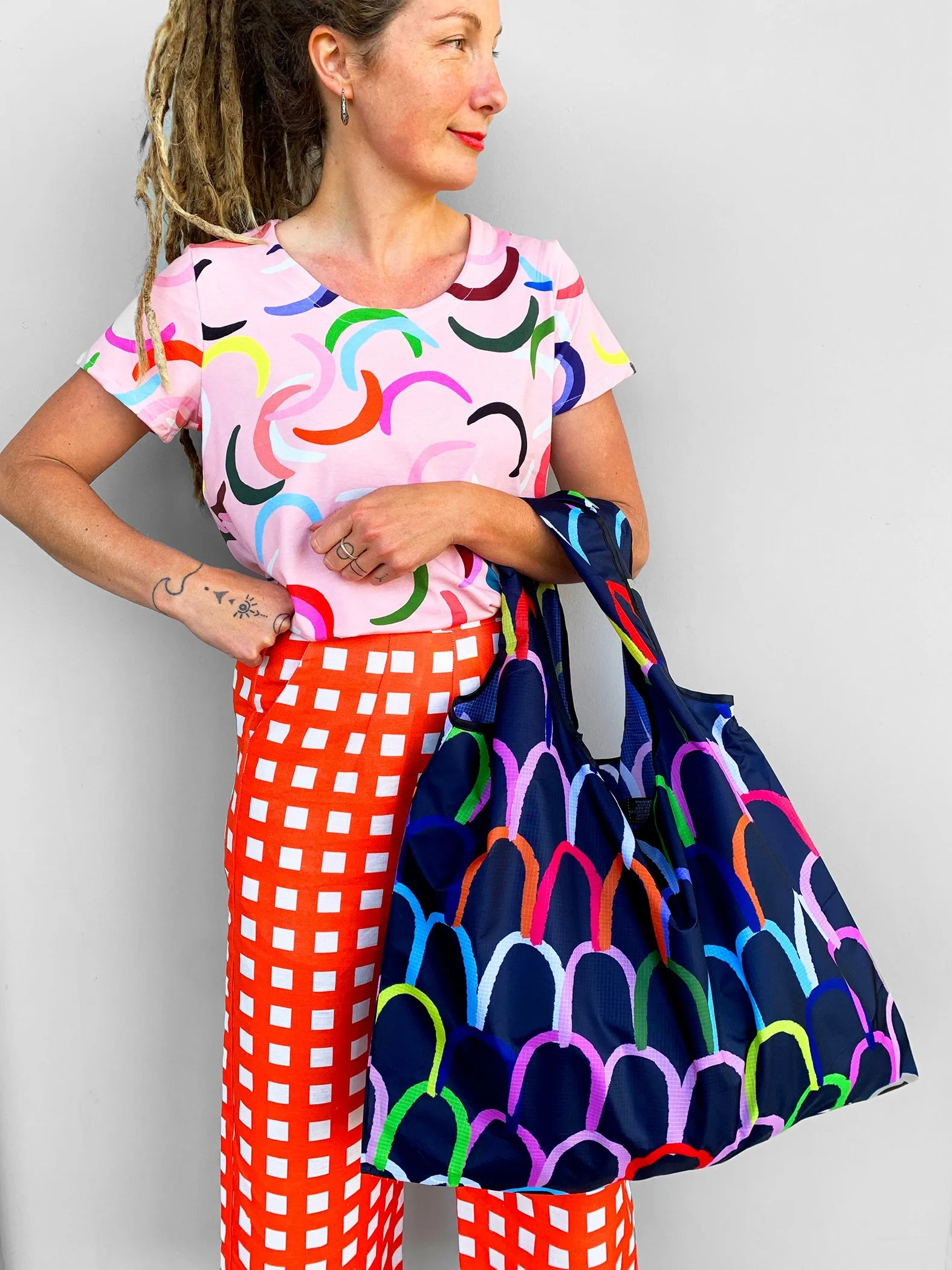 (SAMPLE) Bright Little Hills Large Bag
