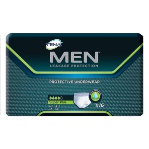 SCA 81780 Tena Men Protective Underwear, Super Plus, Medium/Large, CS/64