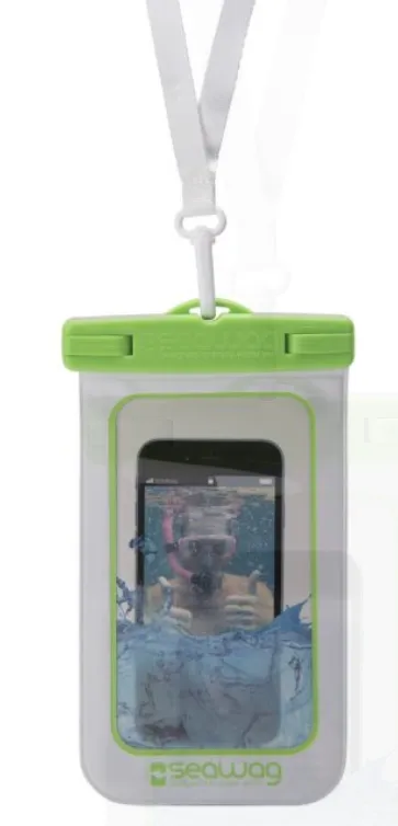 Seawag - Waterproof case for smartphone White & Green