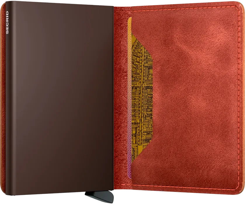 Secrid - RFID Protected Slim Wallet - Vintage - Orange