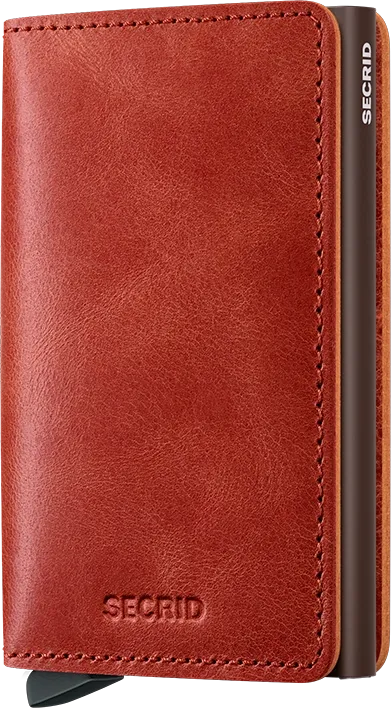 Secrid - RFID Protected Slim Wallet - Vintage - Orange