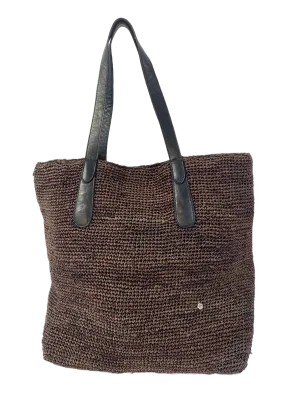 Sedona Raffia Crochet Beach Tote Bag