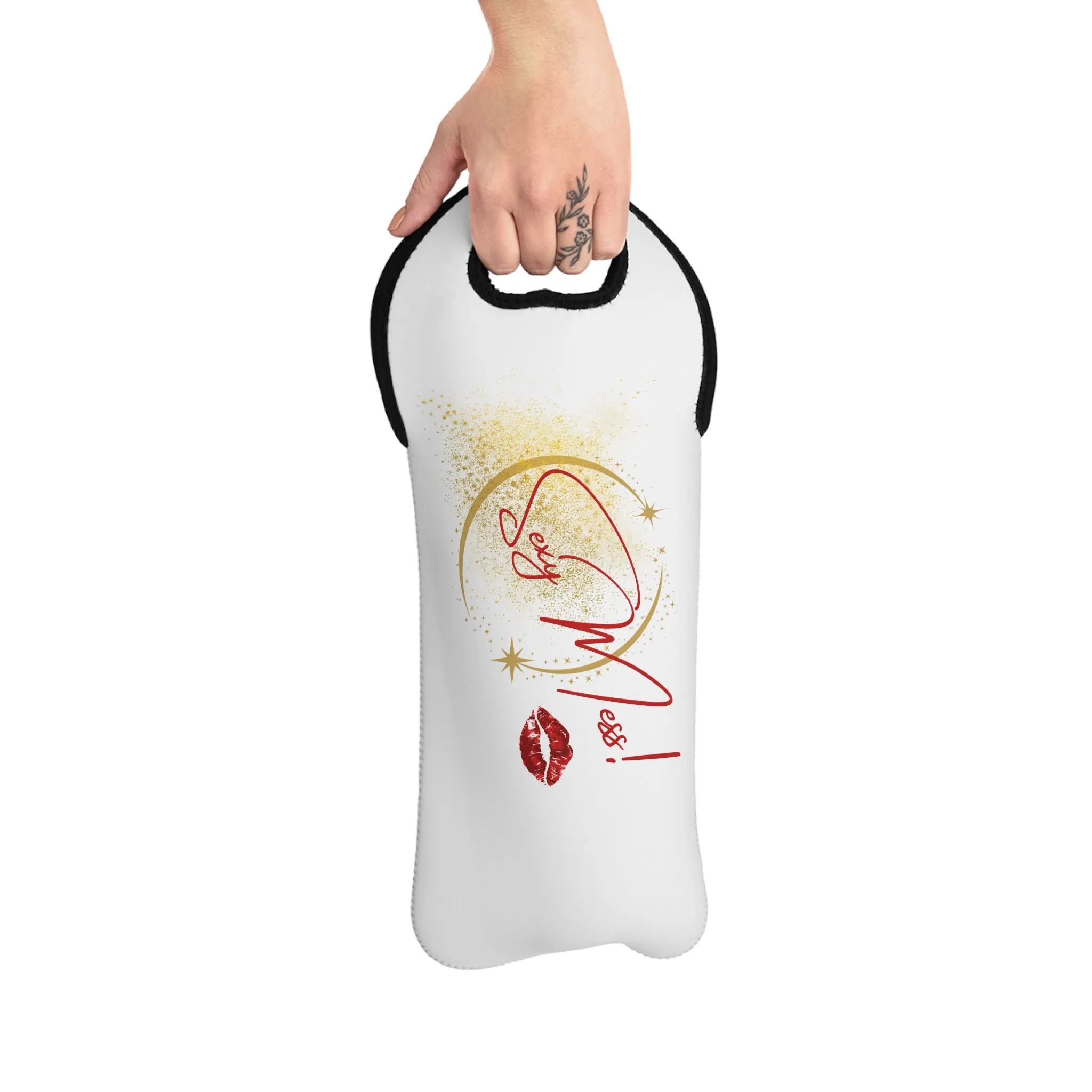 Sexy Mess Wine Tote – Glam, Grit & a Splash of Sass