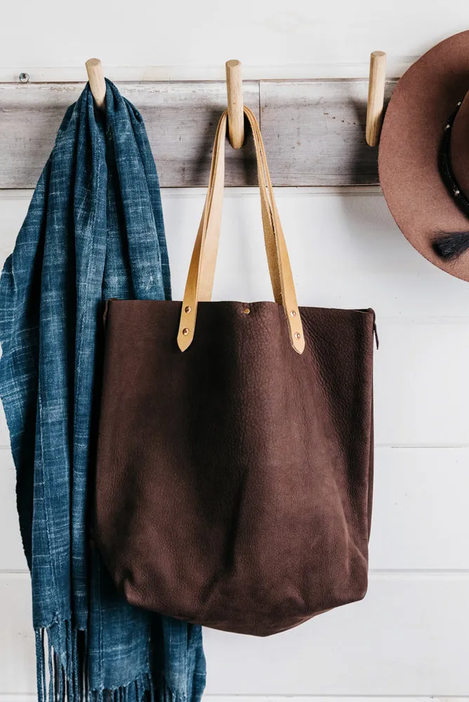 Shearling   Leather Tote