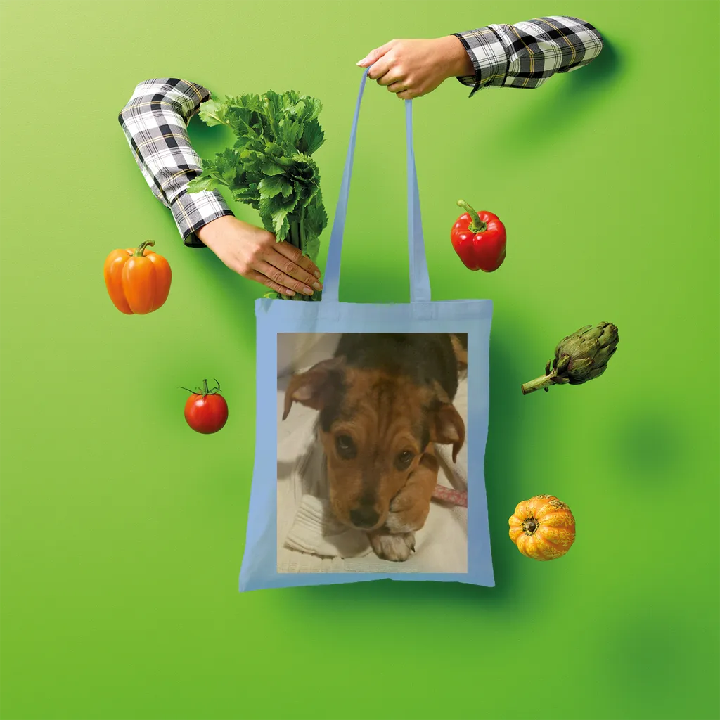 Shopper Tote Bag - Rescue Pets Collection - "Lucy" VI (Many Colors Available)