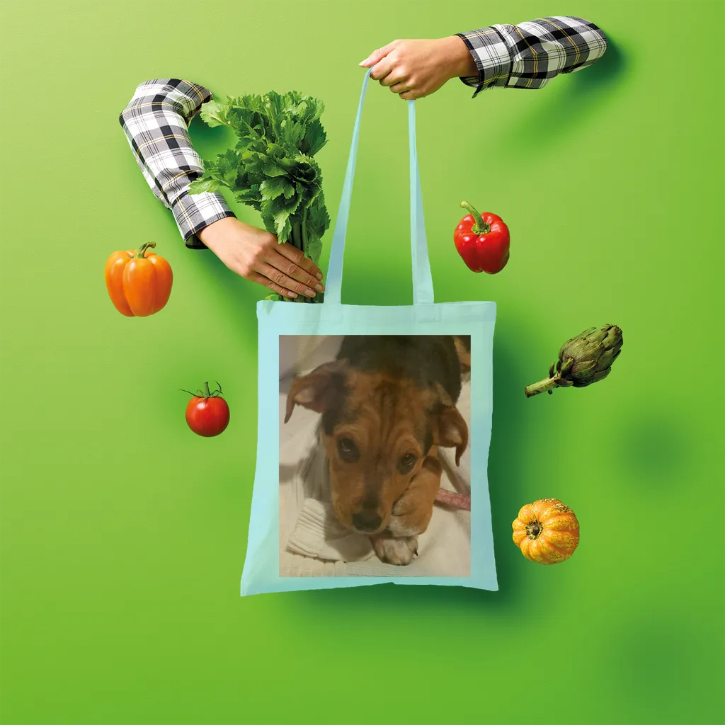Shopper Tote Bag - Rescue Pets Collection - "Lucy" VI (Many Colors Available)