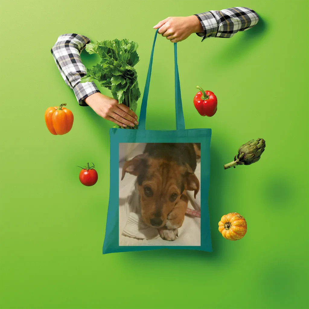 Shopper Tote Bag - Rescue Pets Collection - "Lucy" VI (Many Colors Available)