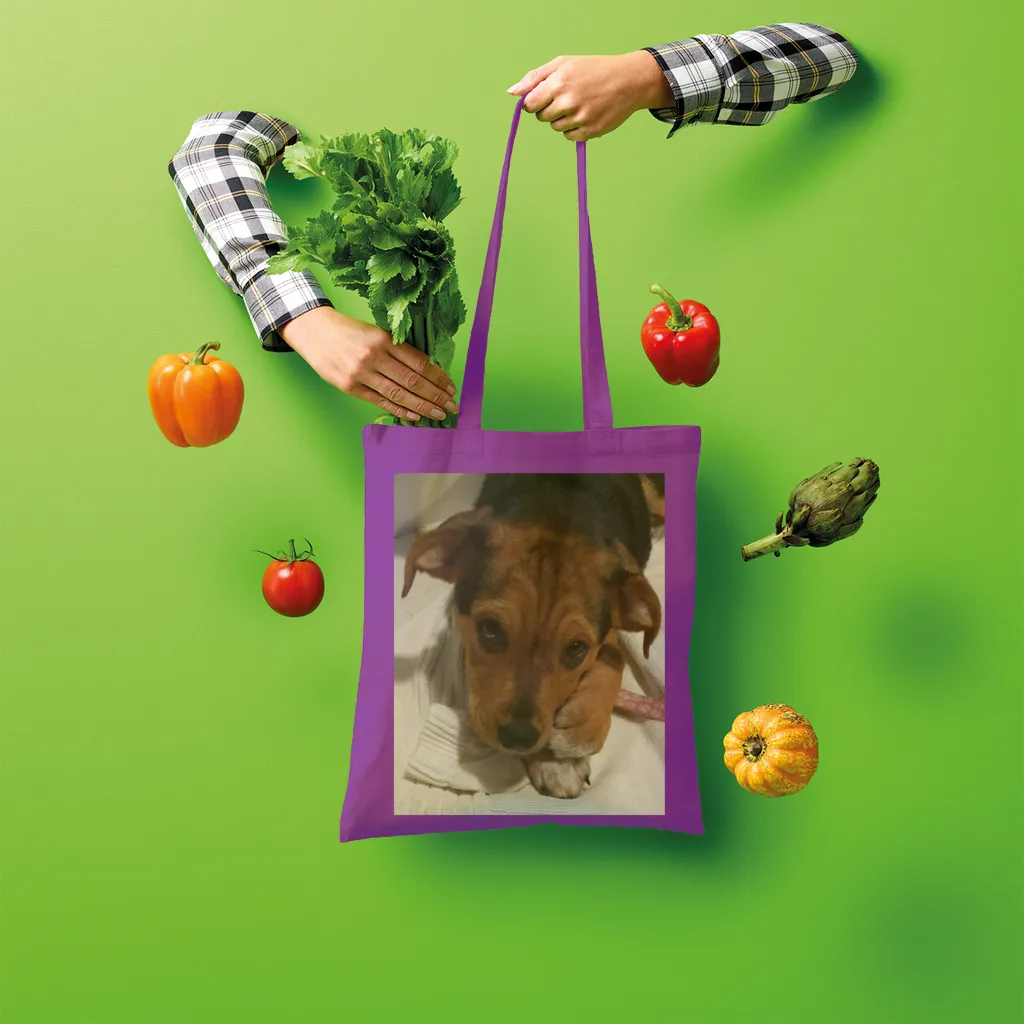 Shopper Tote Bag - Rescue Pets Collection - "Lucy" VI (Many Colors Available)