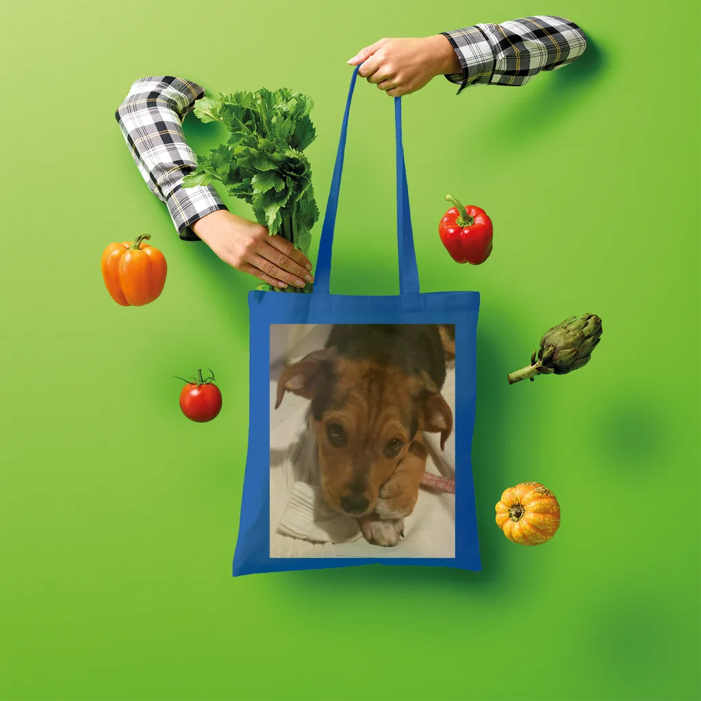 Shopper Tote Bag - Rescue Pets Collection - "Lucy" VI (Many Colors Available)