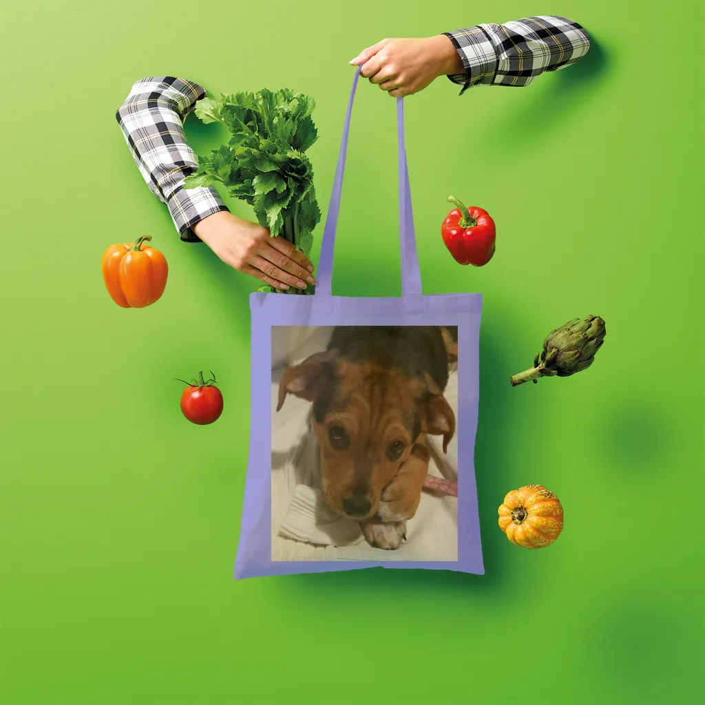 Shopper Tote Bag - Rescue Pets Collection - "Lucy" VI (Many Colors Available)