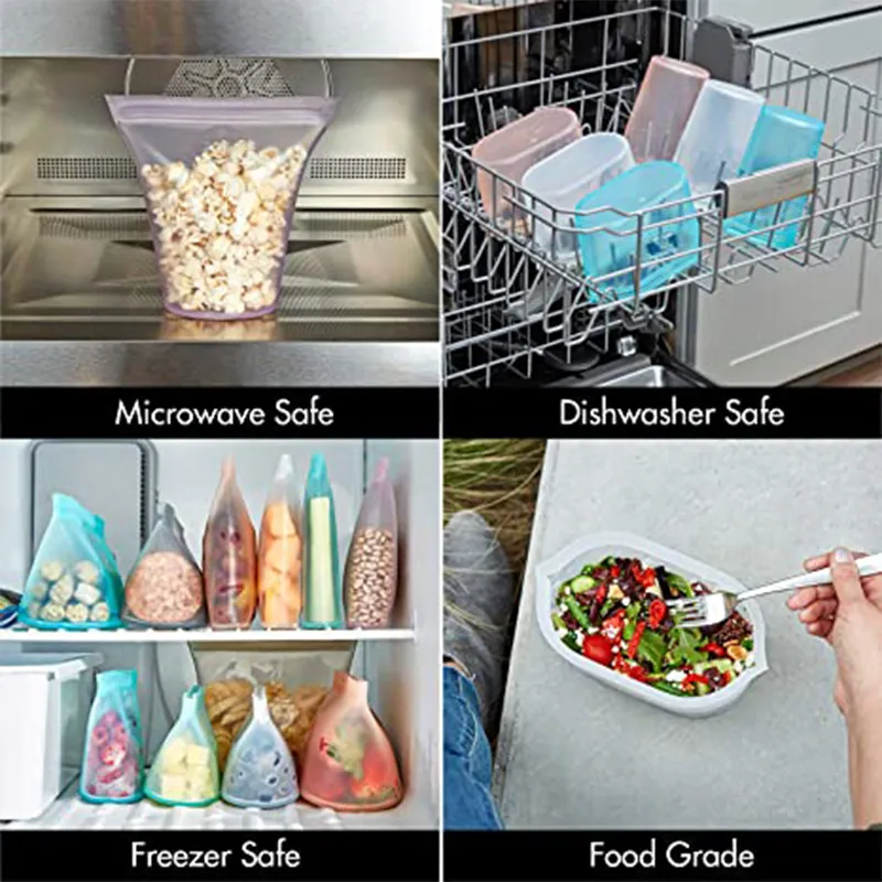 Silicone Food Storage Container - Reusable