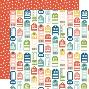 Simple Stories 12x12 [Collection ] - Pack Your Bags  - Let's Go Everywhere