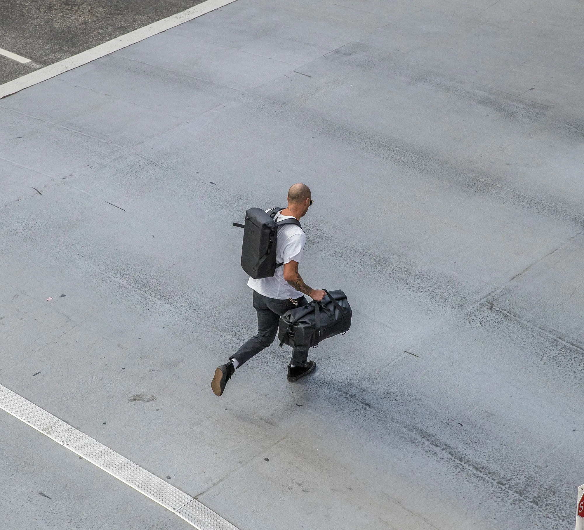 SLNT Faraday Duffel Dry Bag Black