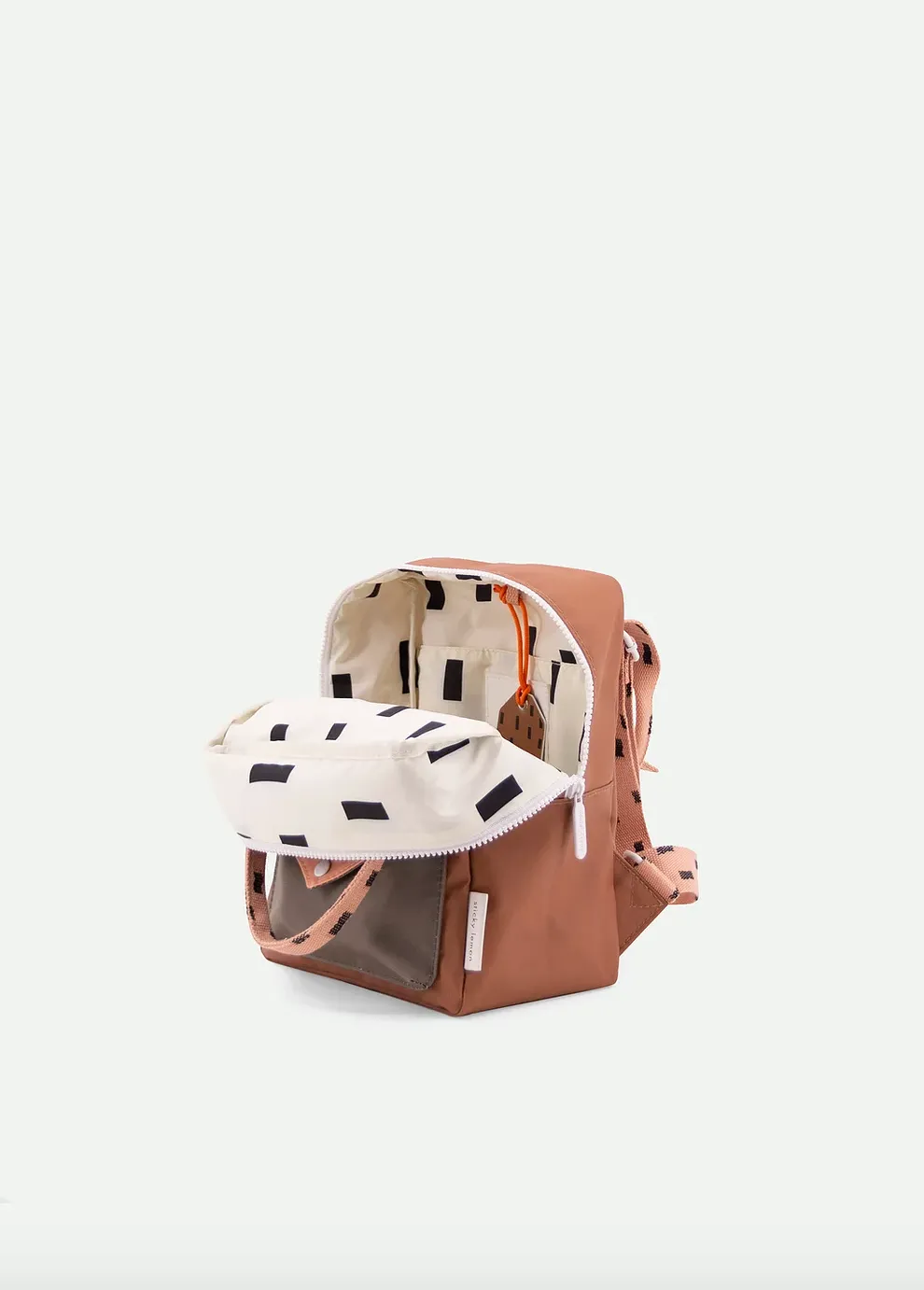 Small Backpack With Envelope - Apricot Orange