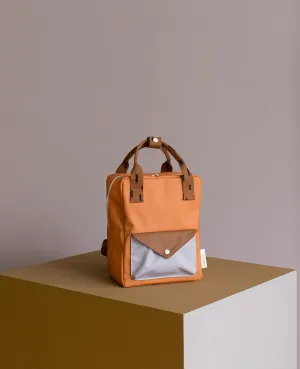 Small Backpack With Envelope - Apricot Orange
