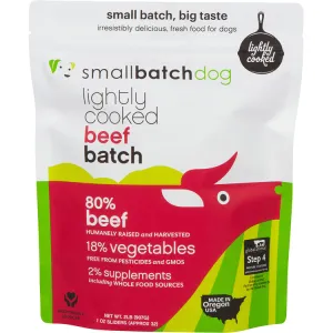 Small Batch Lightly Cooked Food