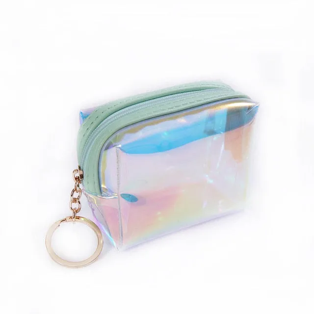 Small Cute Clear Shiny Cosmetic Organizer