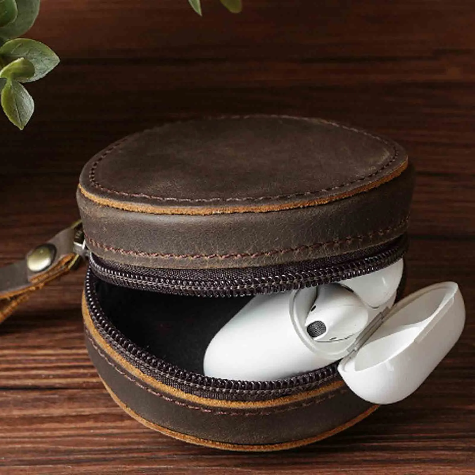Small Leather Travel Organizer