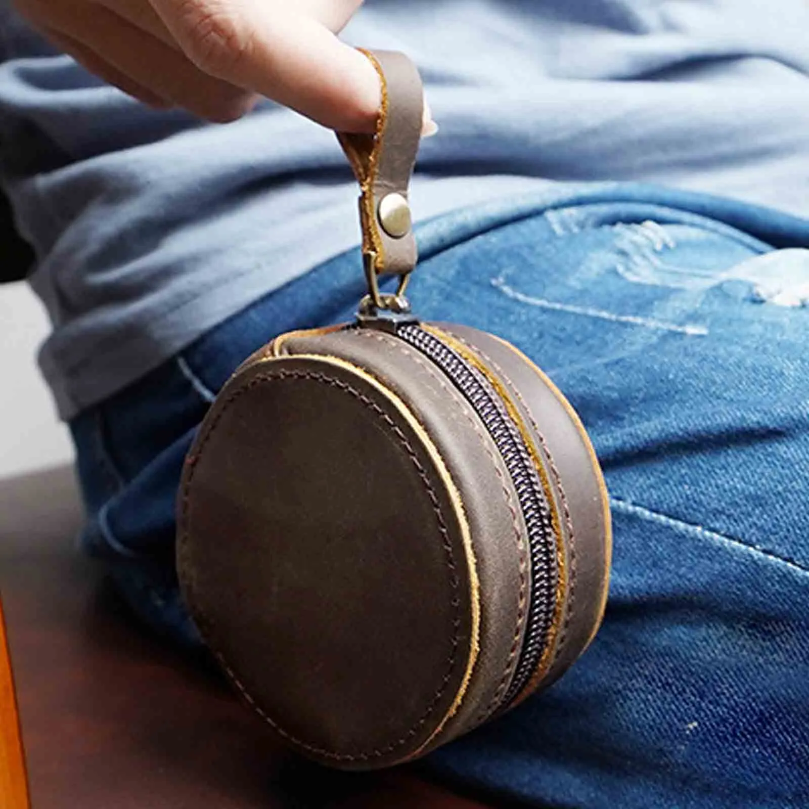 Small Leather Travel Organizer