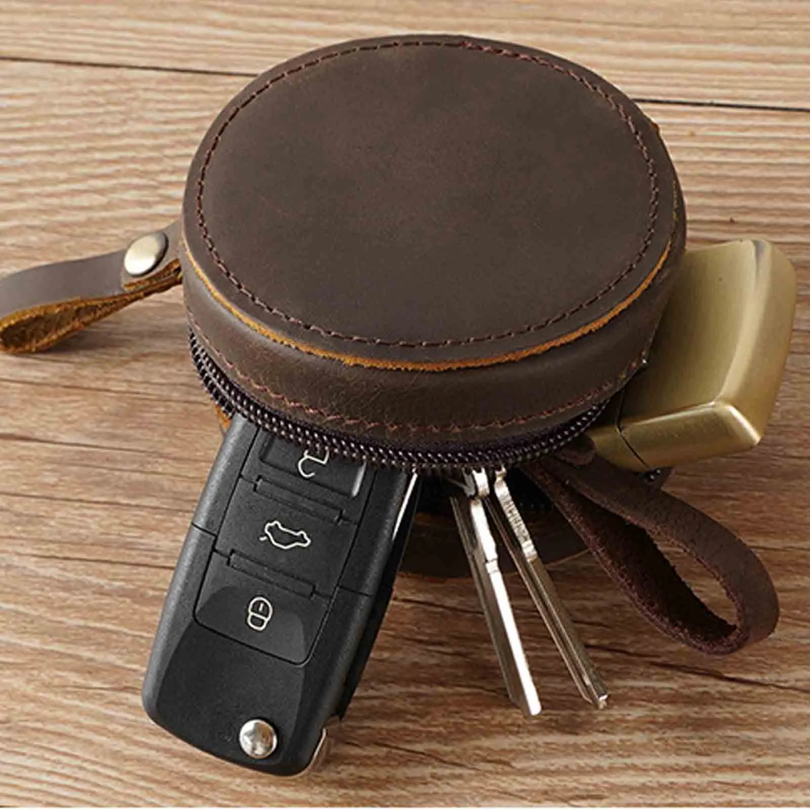 Small Leather Travel Organizer