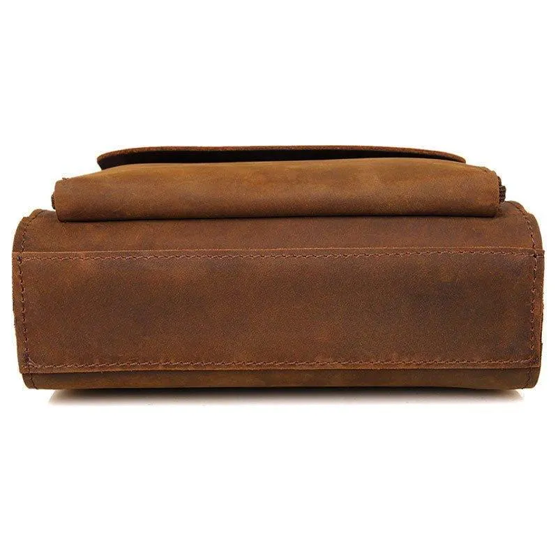 Small Messenger Bag Crossbody Leather for Men