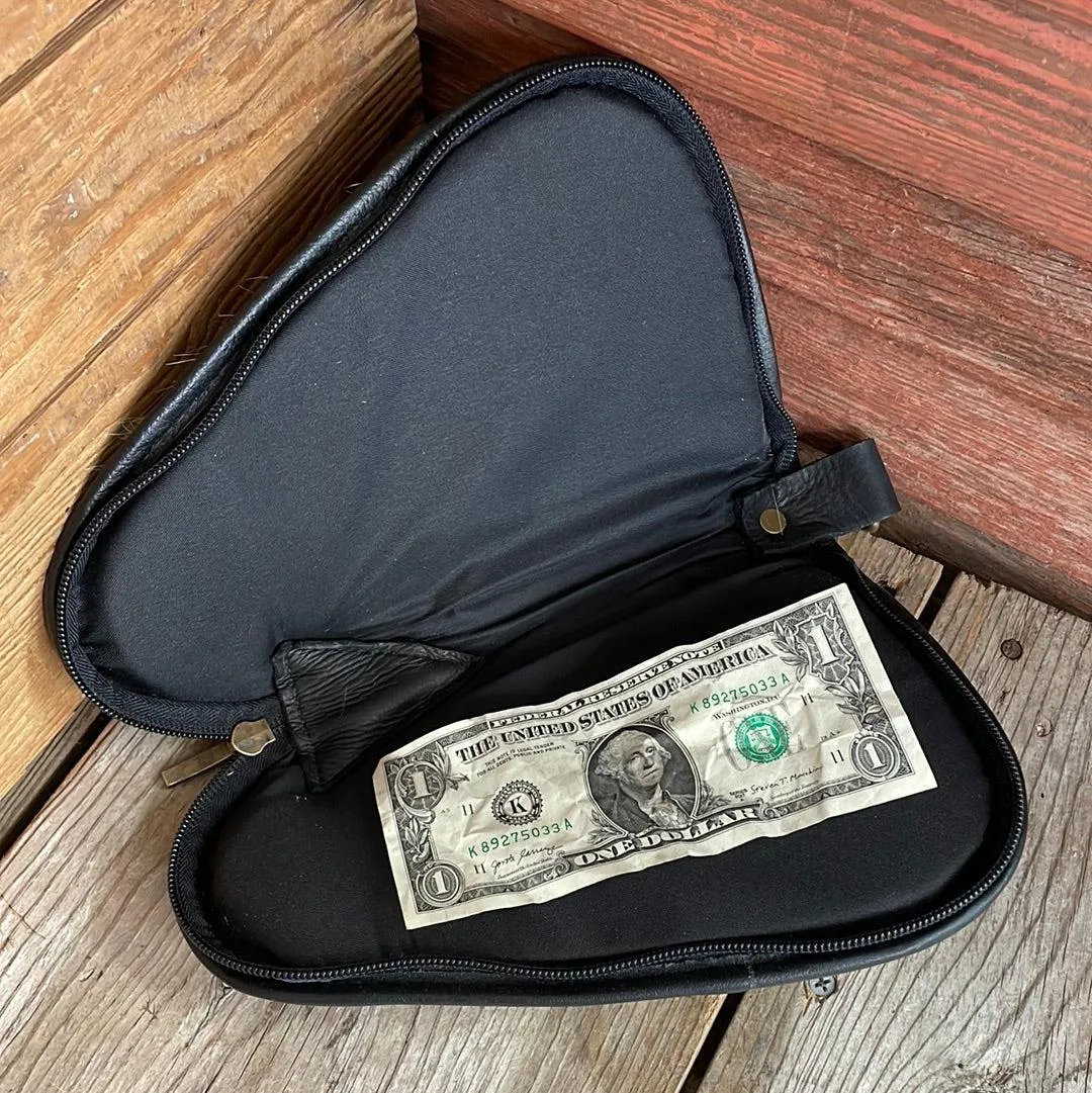 Small Pistol Case - Cowhide w/