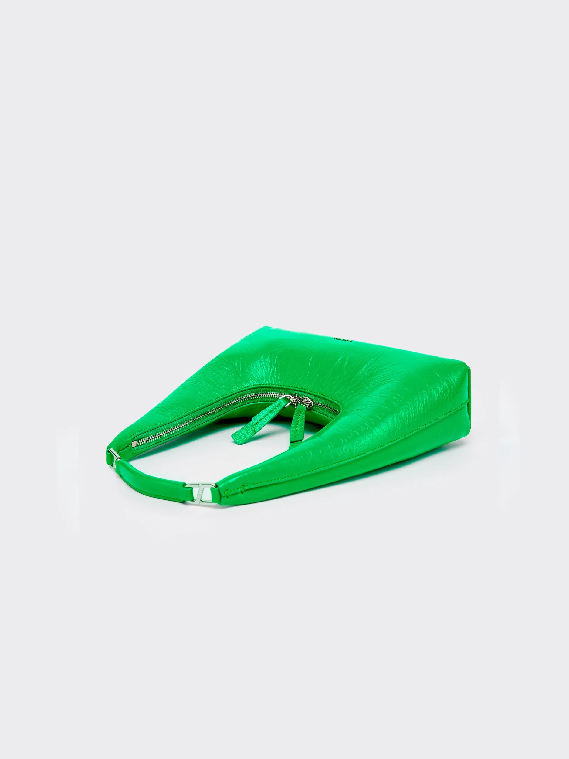 Small Shoulder Tartar Bag - Green