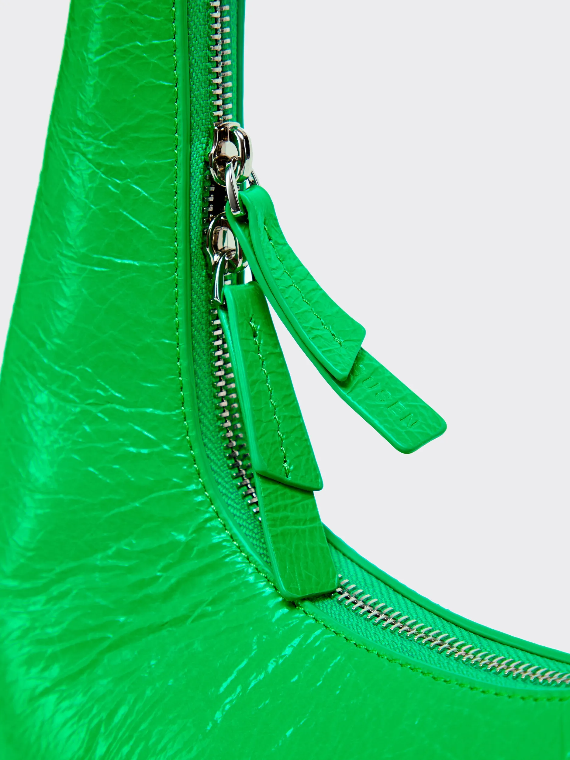 Small Shoulder Tartar Bag - Green